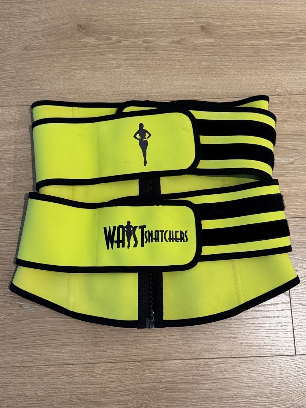 Waist Snatcher Neon Yellow size small Velcro and zip close